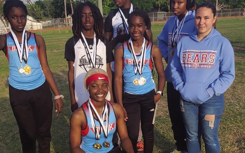 Block High School track and field place in top ten at District 4 1A meet