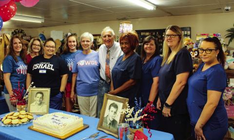 ANNA BORNE, Jan Womack, Sarah Crouch,, Elizabeth Borne, Vicky Costanza, John Costanza, Shirley Savage, Hannah Stewart, Jennifer Salisbury and Megan Muse pictured above.