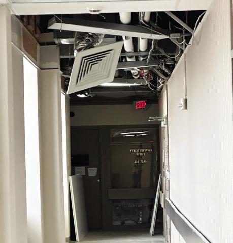 Courthouse gets new HVAC, court to stay on schedule