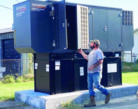 Police Jury grant brings generators to parish municipalities and water wells