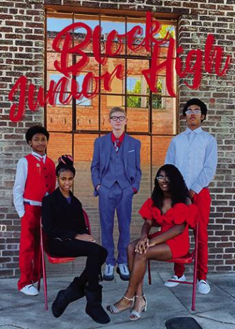 Block Junior High homecoming court 2024