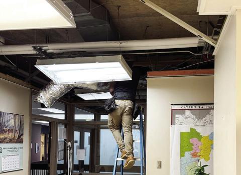 Courthouse HVAC grant project underway
