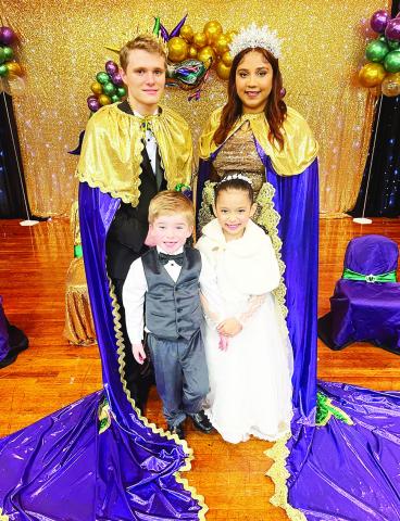 Central High School Mardi Gras 2024 King and Queen