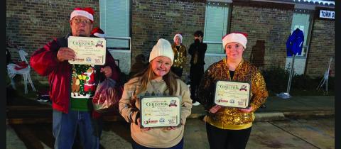 Jonesville Christmas parade winners