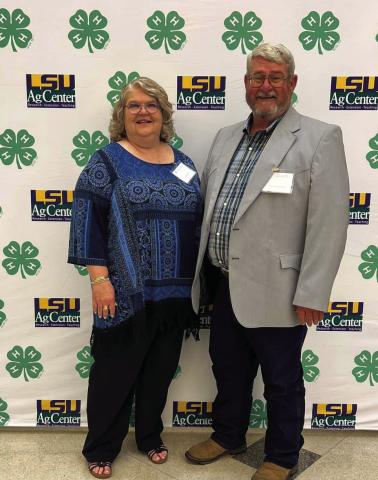 KAREN ALLBRITTON, 4-H Assistant Extension Agent and John Wayne Allbritton pictured above.