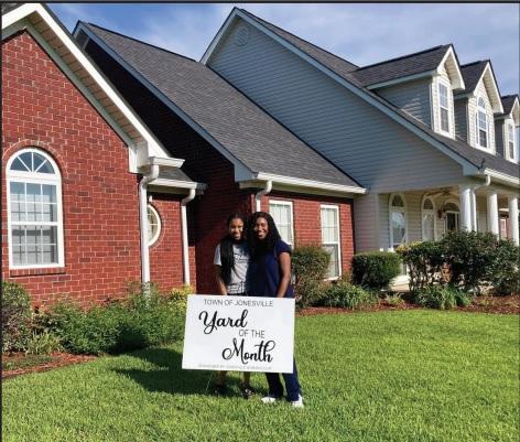 July’s yard of the month by  Jonesville’s Woman’s Club