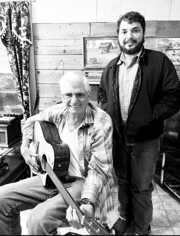RONALD “RIP” CANNADAY was interview by Marshal Martin. The interview was picked up by the Southern Music Research Center. (Photo courtesy of Marshal Martin.)