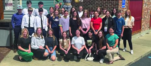 HARRISONBURG HIGH SCHOOL FBLA club pictured above.