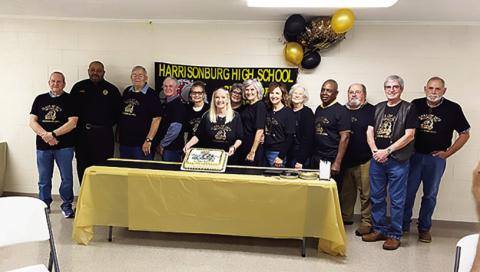 CLASS OF ‘73 (left to right): Tom Watkins, Richard “Doll” Hatten, Danny Aarons, Kent Guinn, Georgia Hughes Nichols, Nan Purvis Ewing, Janie Womack Cater, Mary Kendrick Reeves, Karen Ogden King, Patti Crawford Mizell, Lonnie “Dub” Hatten, Marcus Evans, Gary Book and Ellis Boothe.