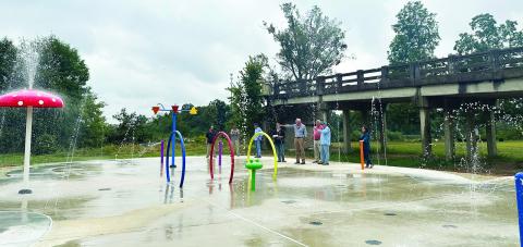Pictured from left to right Caleb Franklin (Womack &amp; Sons), George Francise (Francise Horticulture – sub for Womack and Sons), Winn Nettles (BHA), Charles Falkenheiner (BHA,) Keith Capdepon, Jr. (BHA), Brant Jones (BHA), Billy Franklin (VOH) and Patricia Hefner (VOH).
