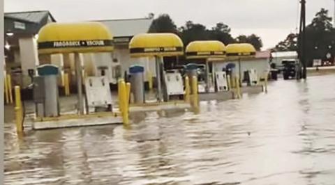 Jonesville’s drainage problems surface with flash flooding