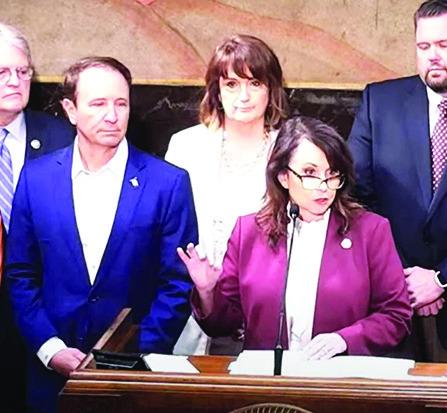 Gov. Jeff Landry and AG Liz Murrill