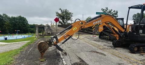 Steamboat Park construction resumes