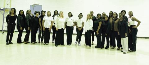 ALCORN STATE UNIVERSITY choir and Block High School choir pictured above