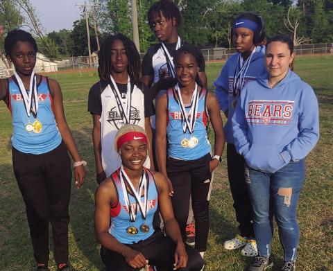 Block High School track and field place in top ten at District 4 1A meet