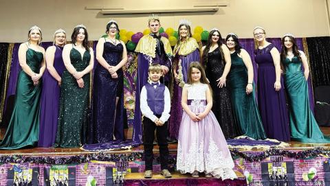 Central High School’s Mardi Gras Court
