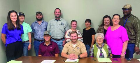 ATTENDEES AT the USDA meeting were: (In no particular order) Jeremy Slade, Railey Cruse, Lane Womack, Walter Cotton USDA/APHI/Wildlife Services, Kaylee Dorton NRCS, Misty Robinson, Judy Francis, Rhonda Montpelier-Murphy, Austin Daily-NRCS, Carolyn Fannin, Au'Daeus Rockingham- District Conservationist LARU 6, NRCS, Caitlin Joubert-La. Dept. of Agriculture &amp; Forestry.
