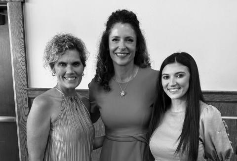 LEFT TO RIGHT: Bonnie Farmer Hay, Congresswoman Julia Letlow, and Callie-Ann McEntyre.