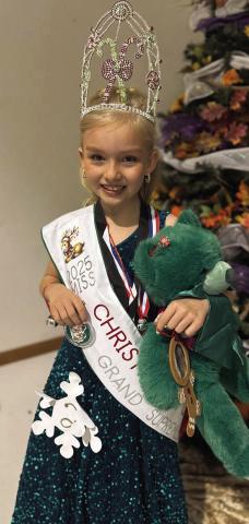 Boyette wins the Miss Christmas title in Cenla Pageant