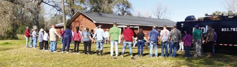 Community works together to restore vandalized church