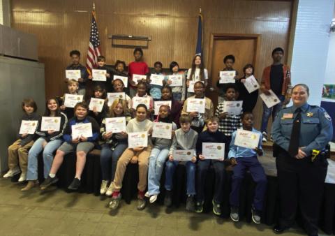 Jonesville Elementary School D.A.R.E. Graduation 2024