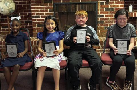 PICTURED ABOVE in no particular order, Kamyra Thomas-K, Elliana Wiley-1st, Ryder Roy-3rd, and Layla Day-4th.