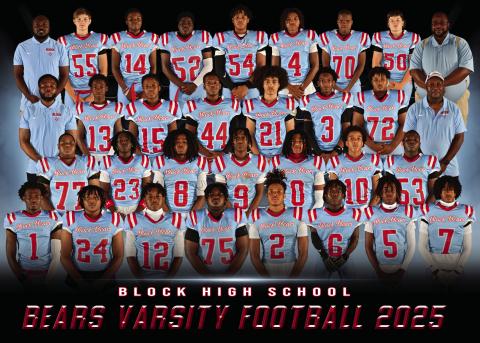 Meet the Block High School Bears football team