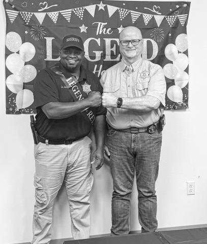 Lieutenant Paul Jackson and Sheriff Toney Edwards