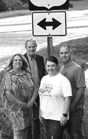 SALES ALONG 84 continues to grow thanks to the leadership of the organization’s board shown above, from left: Rhonda Rutledge, Lavelle Evans and Crista and Jason Holland.