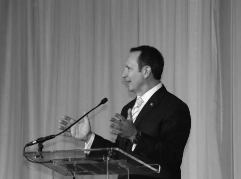LOUISIANA GOV. Jeff Landry speaks at the Economic Development Luncheon on Jan. 28, 2024. Facebook photo Gov. Landry