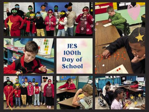 Jonesville Elementary celebrates 100 days of school for 2024-2025