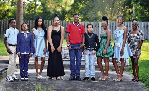 Block High School Junior High School presents homecoming court