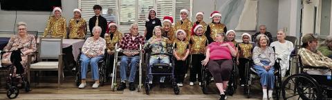 Glory Bound Cloggers bring the spirit of Christmas and smiles to The Columns