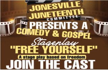Comedy and gospel comedy as part of Juneteenth celebration