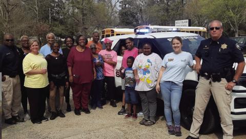 SICILY ISLAND FAMILY Fit Day – Walking around perimeter of the community for feedback – Catahoula Parish