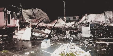 Two perish in Jonesville fire last Wednesday night