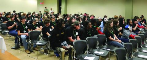 APPROXIMATELY 100 students from Concordia, Catahoula, and Tensas parishes attended the 2025 Ag Career Day held at CLTCC, Ferriday campus on Friday. (Sun photo by Joe Curtis)