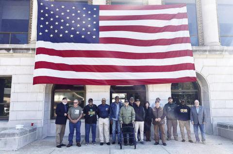Catahoula Veterans in attendance at Monday’s Veterans Day Program