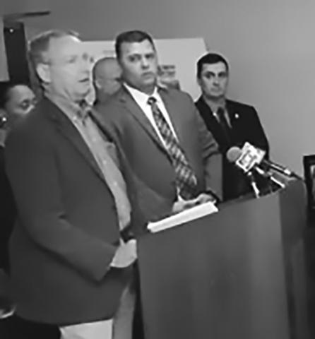 Sheriff James Kelly at News Conference