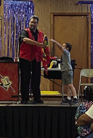 “Becko the Magician” visits Jonesville Elementary!