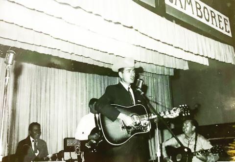James Hutchins recognized by the Northeast Louisiana Music Trail, Marker #14
